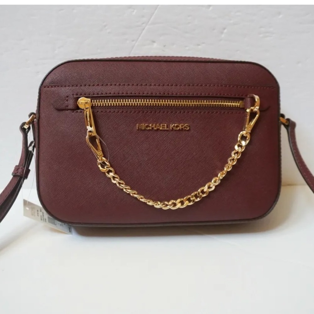 Michael kors maroon crossbody